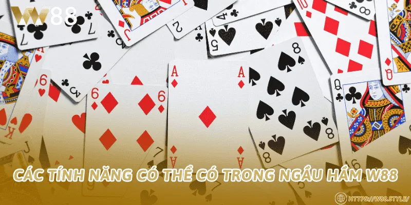 Các tính năng có thể có trong Ngầu hầm W88