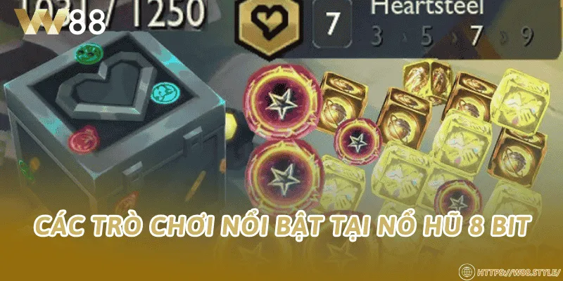 Các trò chơi nổi bật tại nổ hũ 8 bit