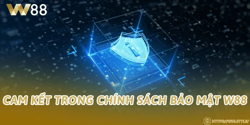 Cam kết trong chính sách bảo mật W88