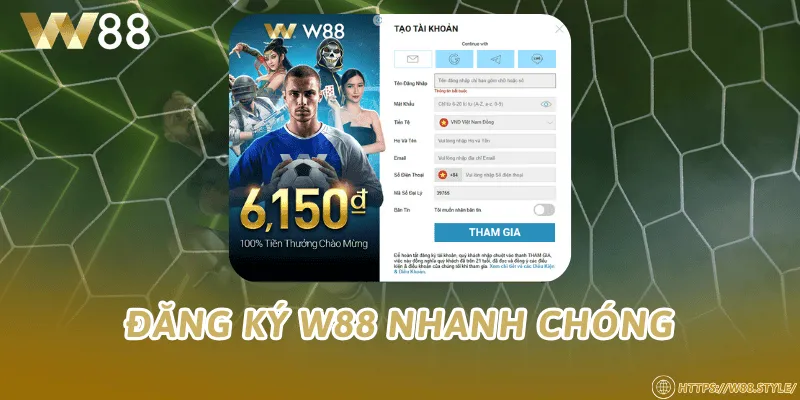 Đăng ký W88