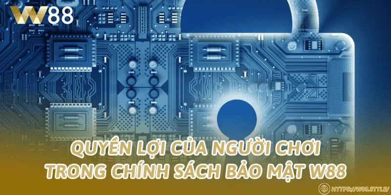 Quyền lợi của người chơi trong chính sách bảo mật W88